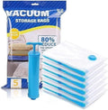 5Pcs Vacuum Storage Bags with Hand Pump