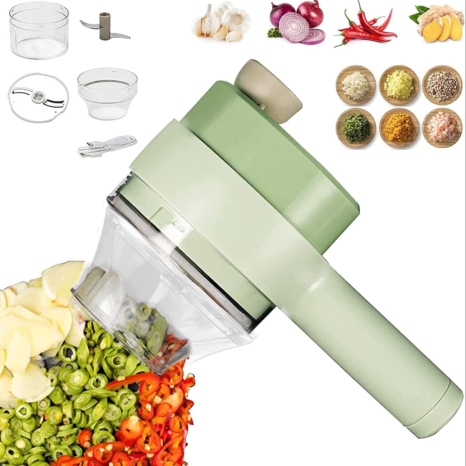 Rechargeable Electric Handheld Food Chopper