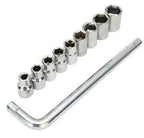 Professional 9-Piece Socket Wrench Set