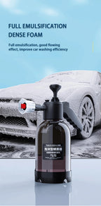 2L Foam Sprayer Bottle – Hand Pump Car Wash & Garden Pressure Sprayer