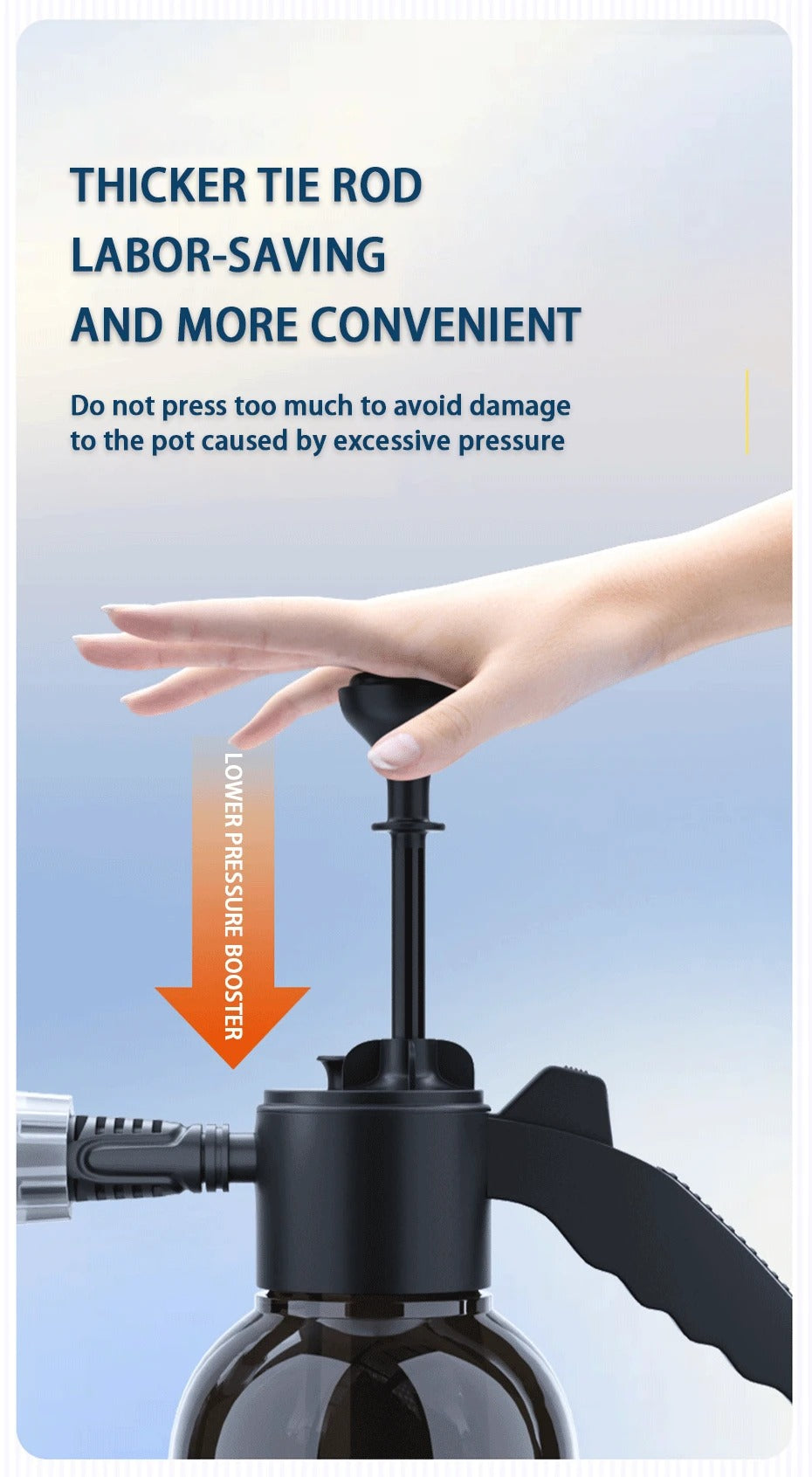 2L Foam Sprayer Bottle – Hand Pump Car Wash & Garden Pressure Sprayer