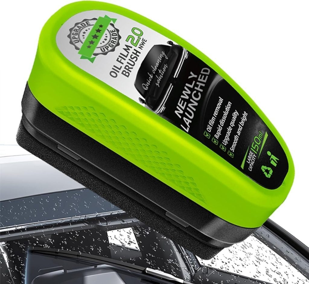 120ml Car Glass Cleaner with Applicator Brush
