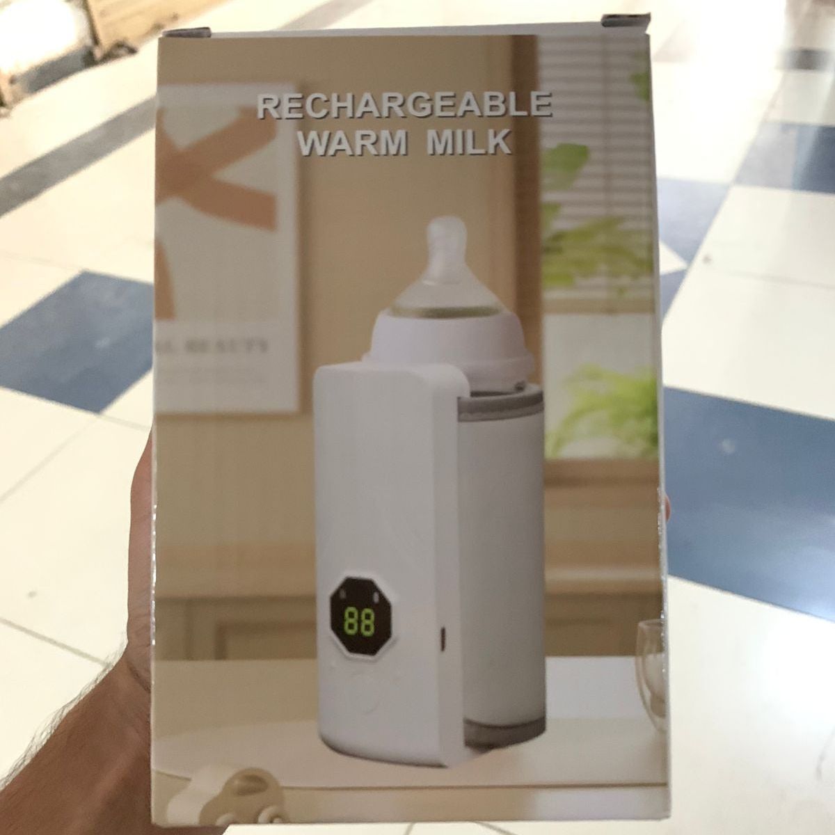 Portable Rechargeable Baby Bottle Warmer – 6 Temperature Levels