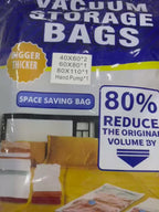 5Pcs Vacuum Storage Bags with Hand Pump