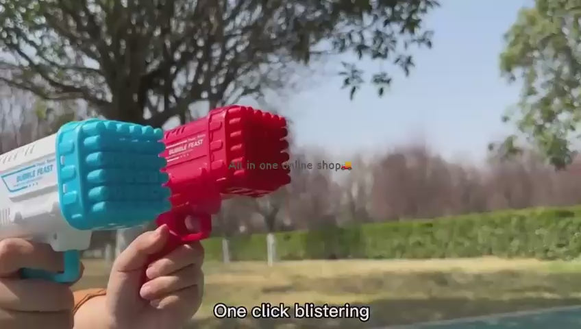Bubble Bazooka Pro Electric 2-in-1 | Automatic Bubble Blaster Toy