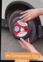 Portable 260 PSI Car Air Pump – DC 12V Electric Tyre Inflator
