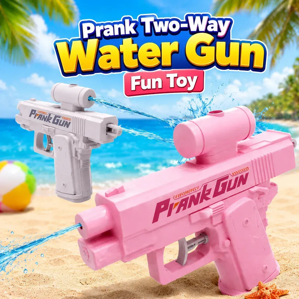 Reverse Double-Sided Prank Water Gun – Funny Surprise Spray Toy